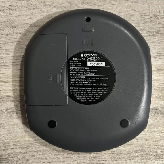Sony Walkman ESPMAX D-E226CK Portable CD Player - Etsy
