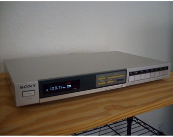 Vintage Sony ST-JX44 FM Stereo Fm/am Tuner Quartz Lock Digital