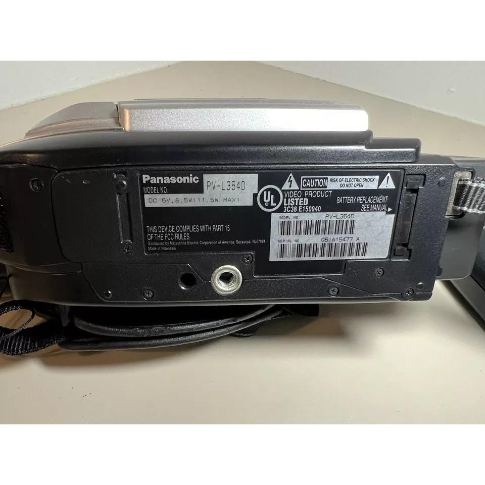 Panasonic PV-L354D VHSC Palmcorder 700x Digital Zoom - Etsy
