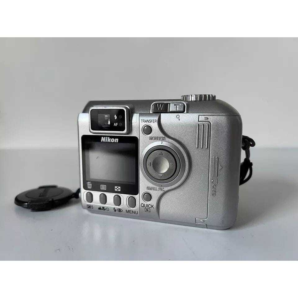 Nikon Coolpix 4300 3x Optical Zoom 4.0MP Silver Digital Camera - Etsy