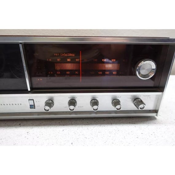 Vintage Panasonic RE-7070 AM/FM Stereo 8-track Receiver. - Etsy