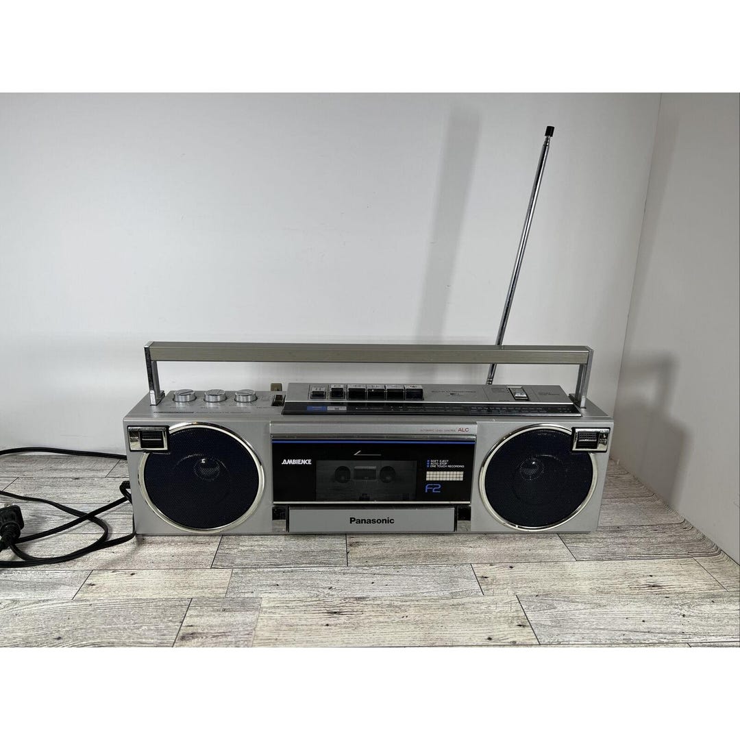 Vintage Panasonic RX-F2 Ambience Boombox AM/FM Cassette Player