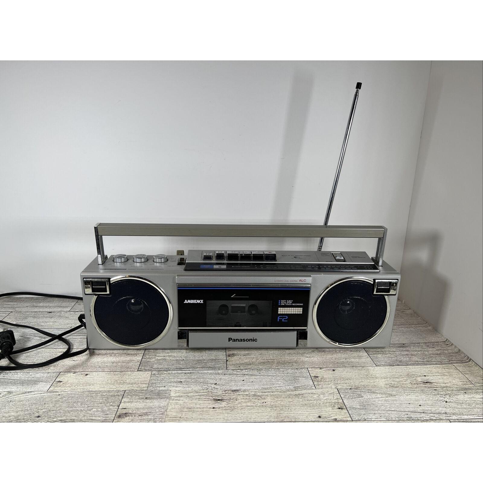 Vintage Panasonic RX-F2 Ambience Boombox AM/FM Cassette Player