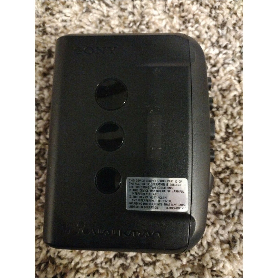 Sony Walkman Wm-Fx290 Digital Tuning TV/Weather FM/AM Stereo Cassette - Silver, foto 2 di 2