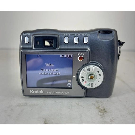 Kodak Easyshare DX7630 6.1 MP 3.0x Optical Zoom Lens Dark Gray - Etsy