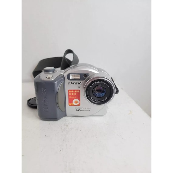 Sony Mavica MVC-CD350 3.2MP Digital Camera - Black Silver - Etsy