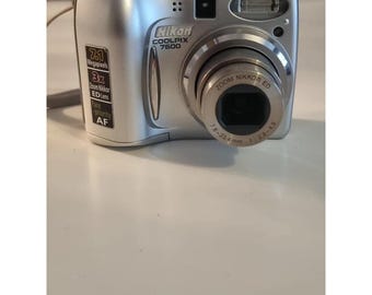 Nikon COOLPIX7600 コンパクトデジタルカメラ Nikon COOLPIX 7600 7.1MP デジタルカメラ - シルバー - Etsy 日本