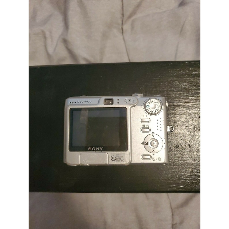 Sony Cybershot DSCW30 6.0MP Digital Camera Silver Etsy