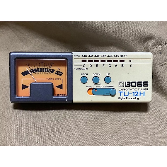 BOSS TU-12H Chromatic Guitar & BASS Tuner Made in Japan Tested