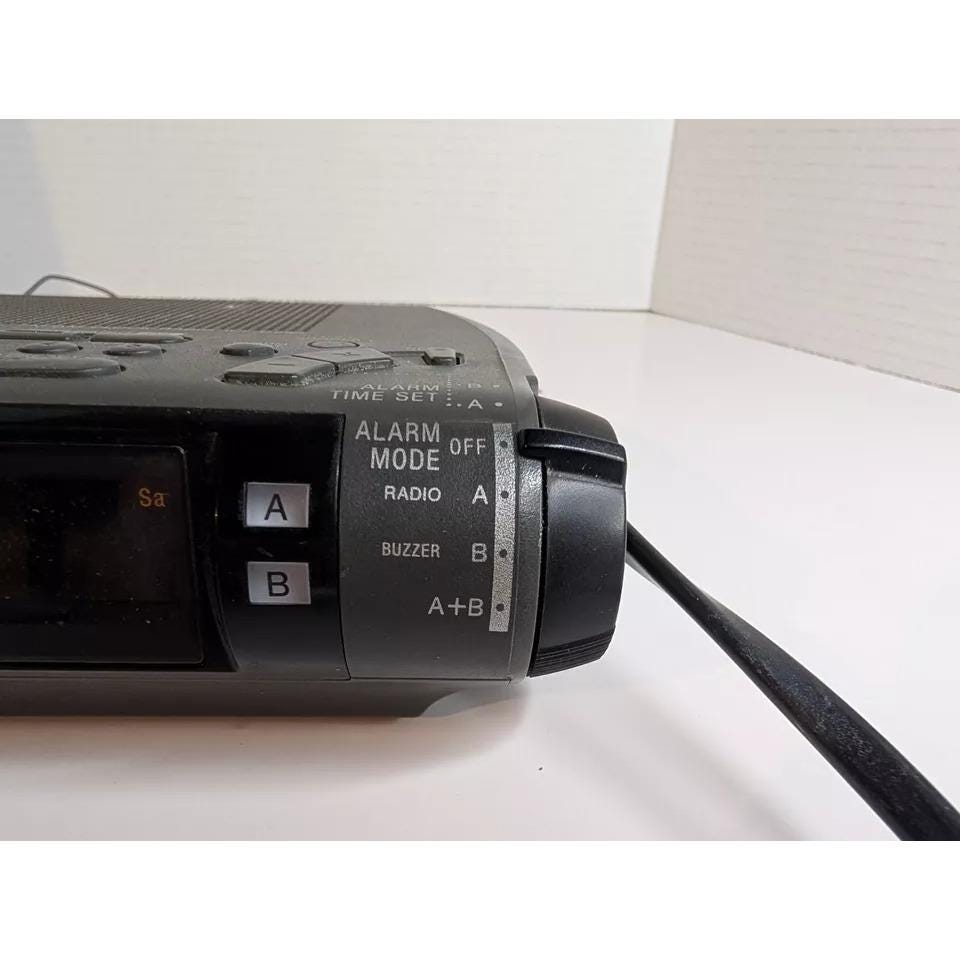 Sony ICF-C253 Dream Machine Dual Alarm Clock AM FM Radio - Etsy