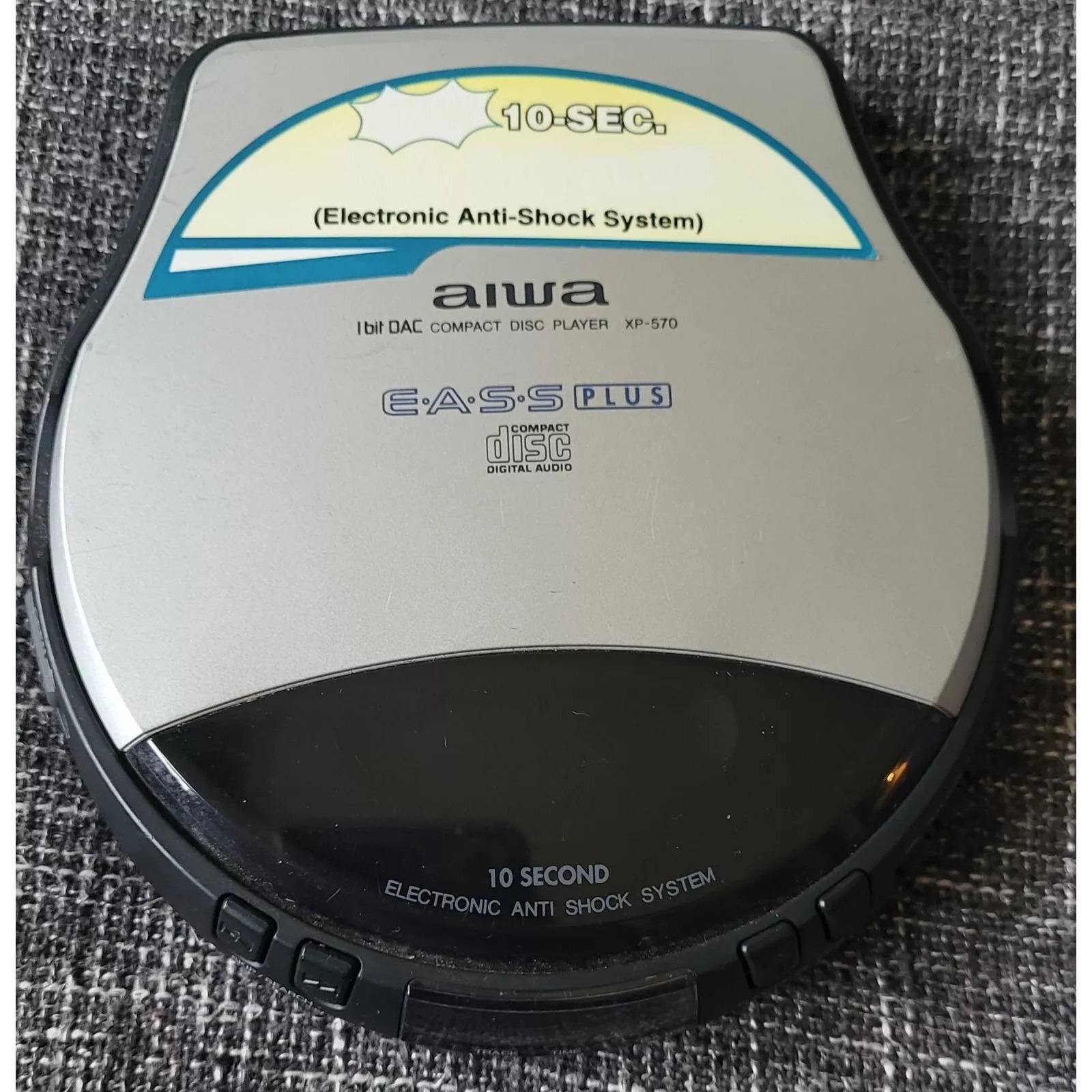 Aiwa XP-570 Portable CD Player Plus Discman Anti Shock - Etsy