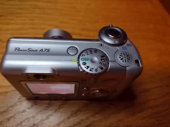 Canon Powershot A75 3.2MP Digital Camera - Silver - Etsy New Canon Powershot A75 3.2MP Digital Camera - Silver - Etsy New