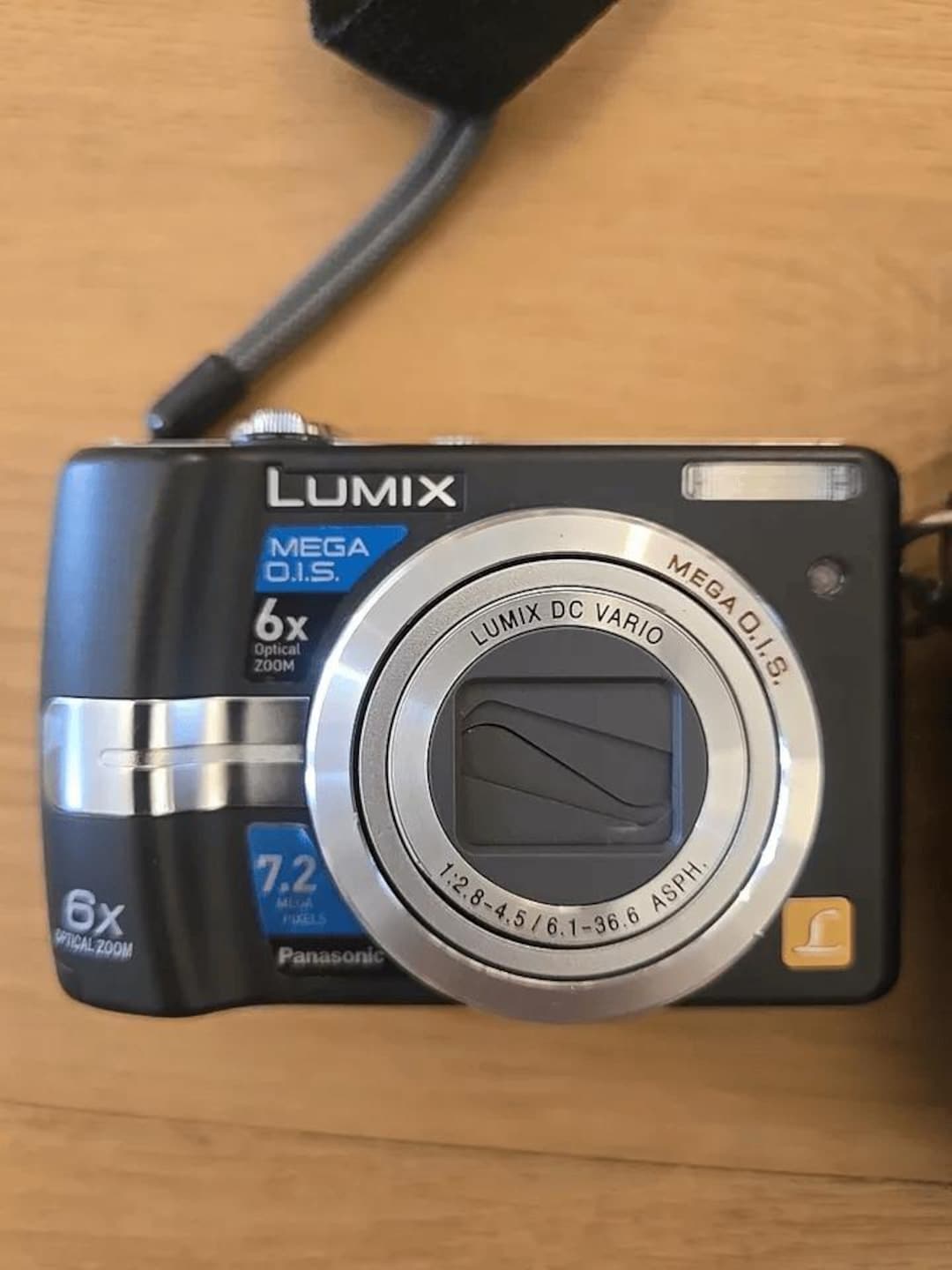 Panasonic LUMIX DMC-LZ7 Black Digital Camera - 7.2MP - Etsy