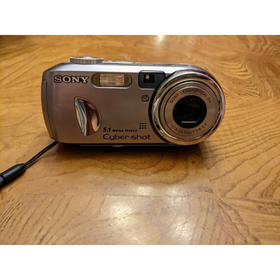 Sony Cybershot DSCP93A 5MP Digital Camera With 3x Optical Etsy