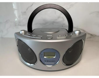 Emerson PD6810 CD/Radio Stereo Boombox Extra Bass With Plug Tested And Working
