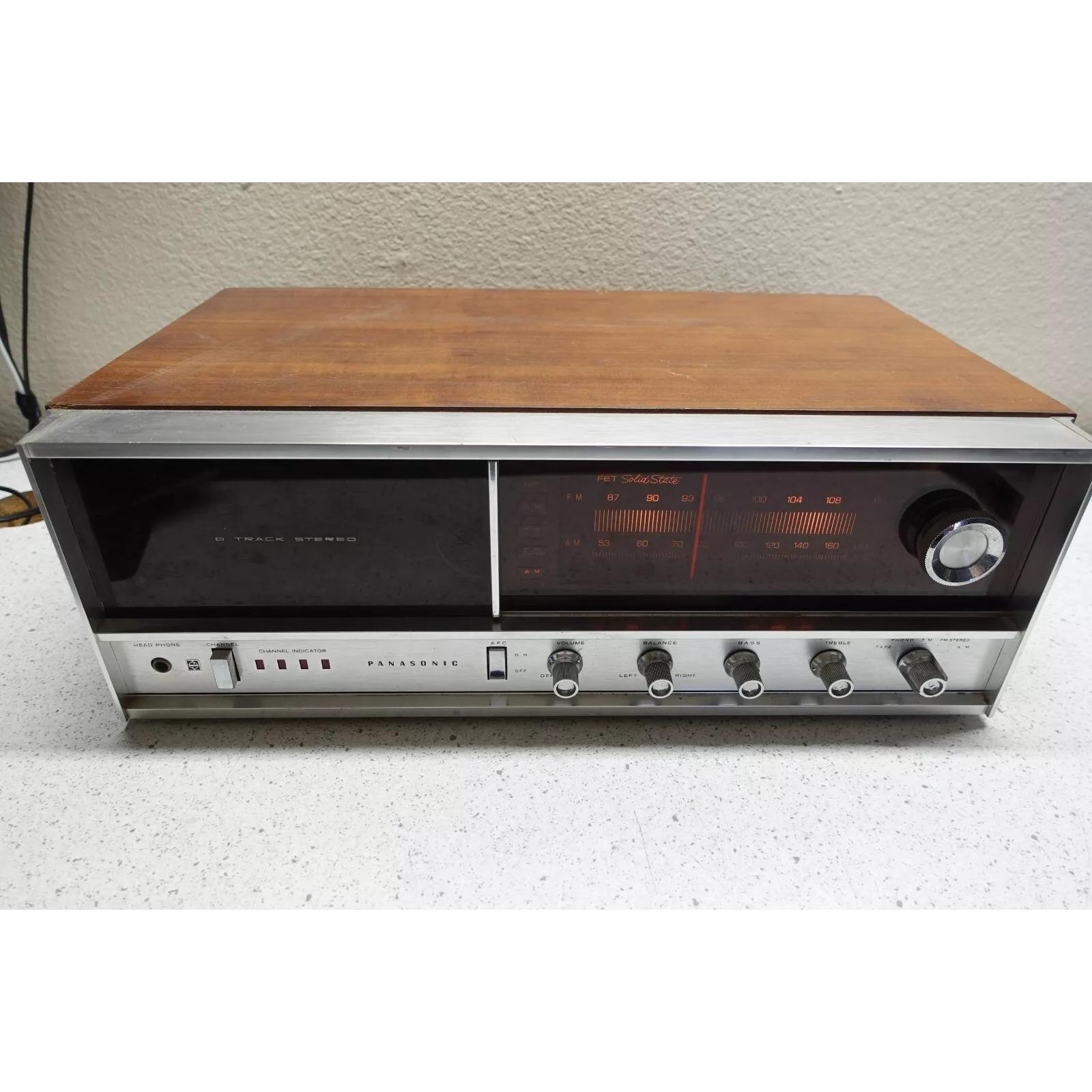 Vintage Panasonic RE-7070 AM/FM Stereo 8-track Receiver. - Etsy