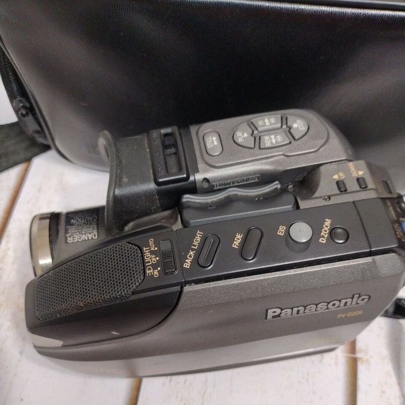 Panasonic PVD209D Palmcorder VHSC 150x Digital Zoom Video Camera Etsy