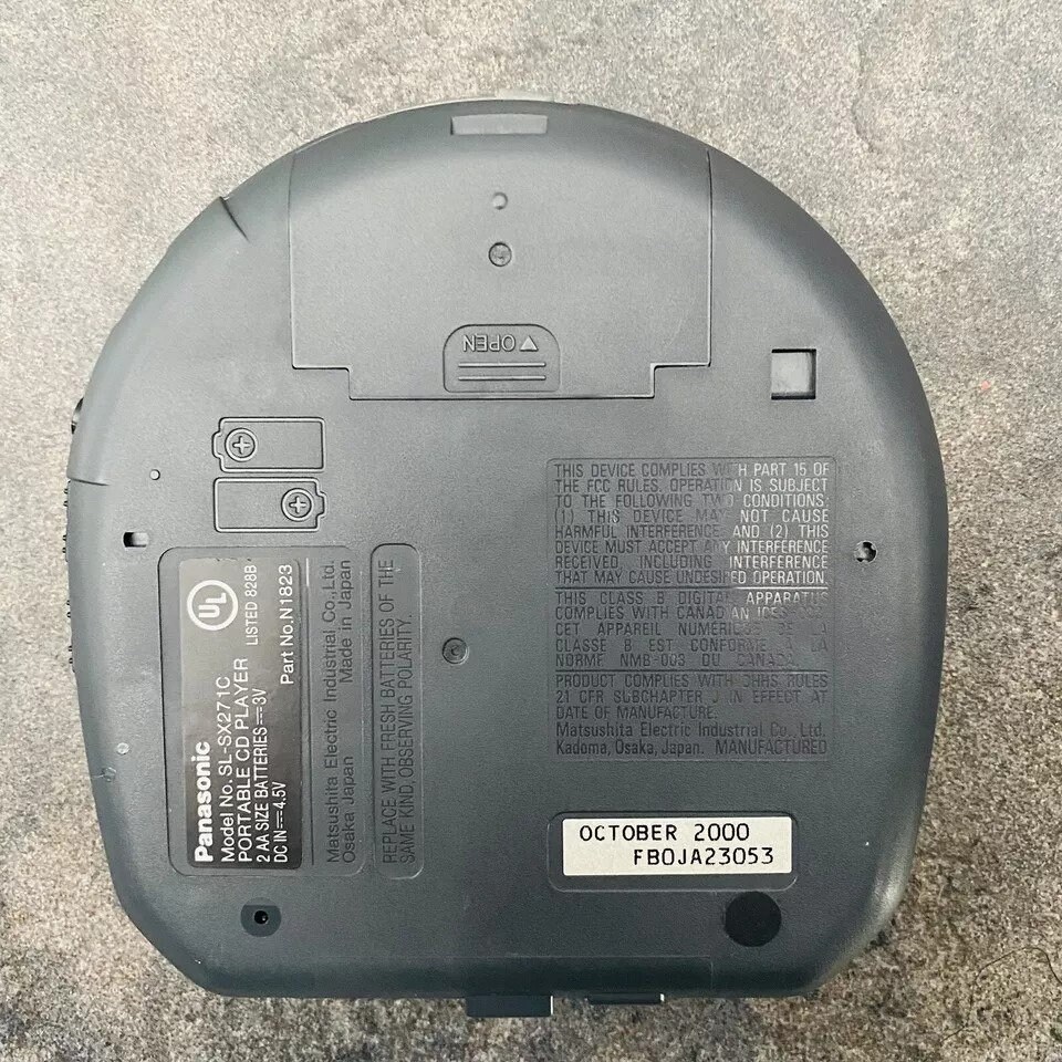 Panasonic SL-SX271C Portable CD Player W/ 40sec Anti-shock - Etsy