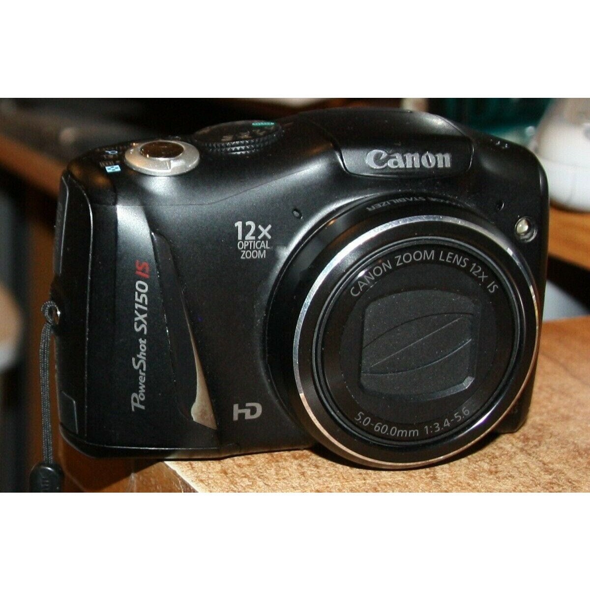 preambule Wrok Riskeren Canon Powershot SX150 IS 14.1MP Digital Camera Black - Etsy