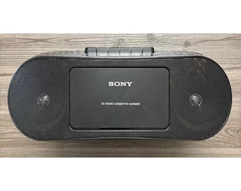 Sony Boombox Cfd-S50 AM/FM Stereo, CD Player, Cassette Player/Recorder