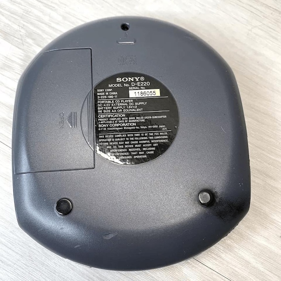 Sony CD Walkman D-E220 ESPMAX Dark Blue Tested & Working