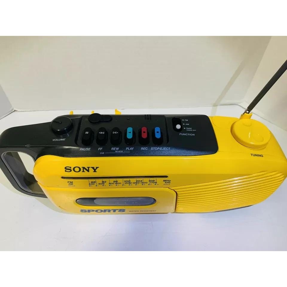 Sony Cfm-101 Boombox Am/fm Radio Cassette Player - Etsy