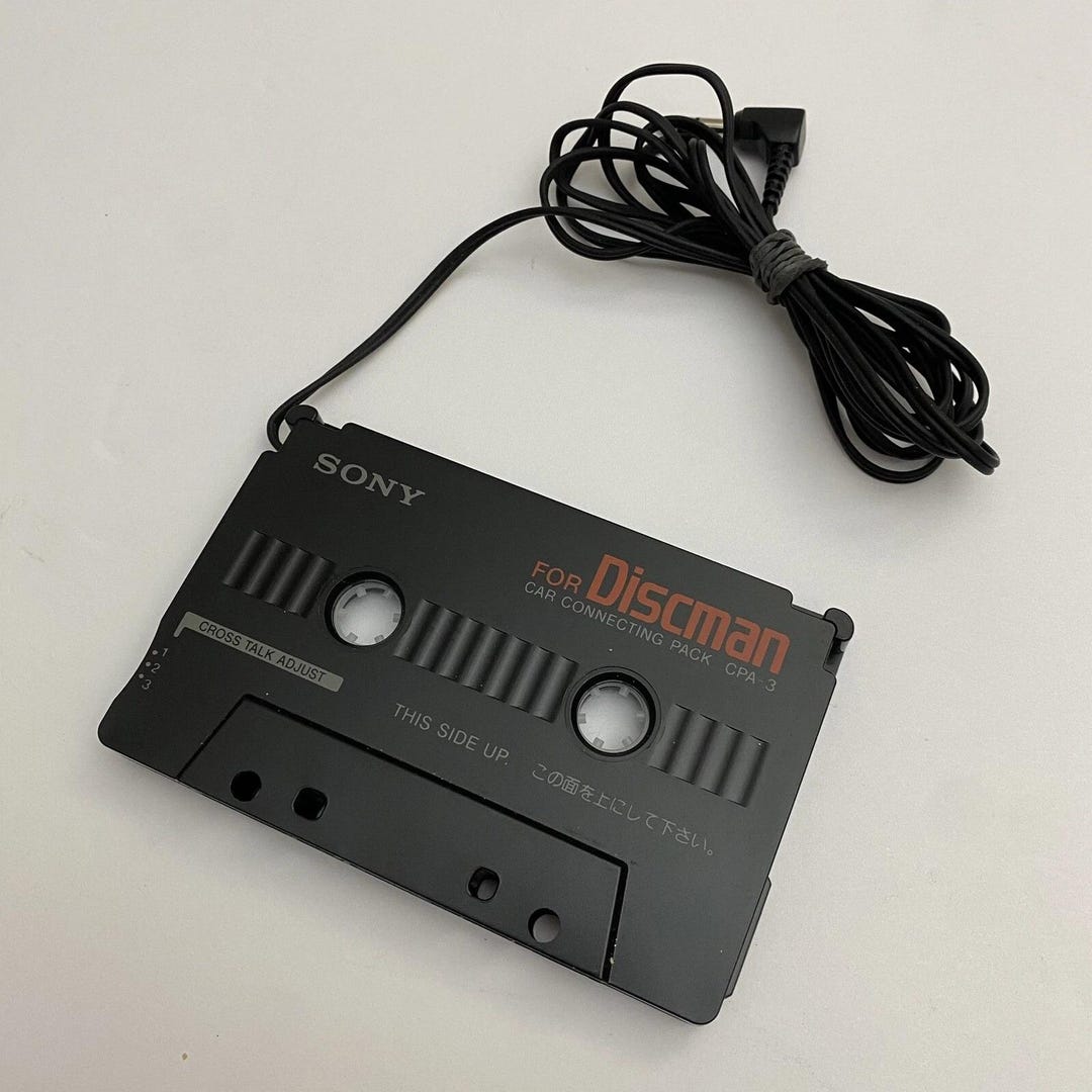 Sony CPA-3 Discman Cassette Adapter Car Connecting Pack MP3 Ipod