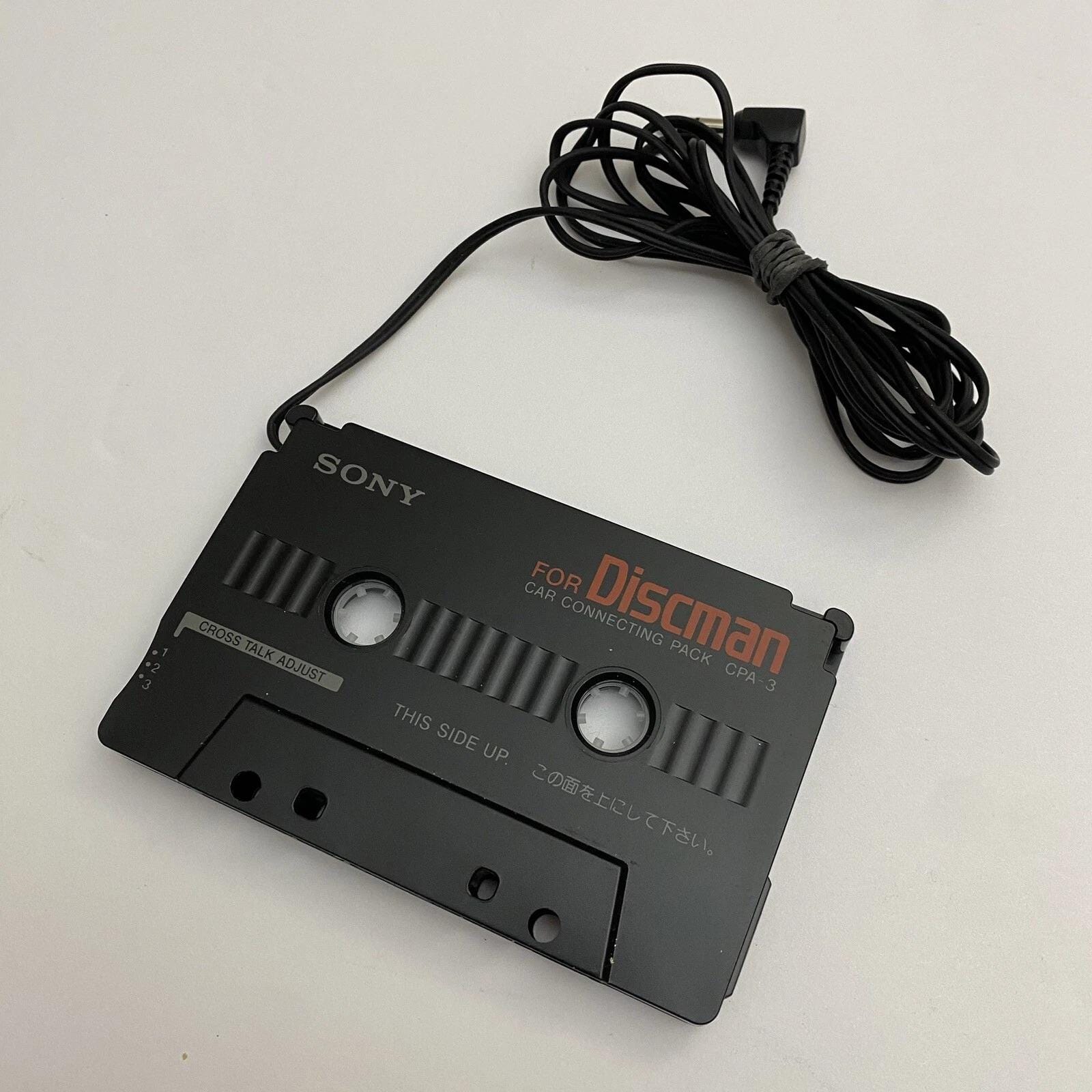 Sony CPA-3 Discman Cassette Adapter Car Connecting Pack MP3 Ipod