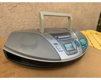 Panasonic ラジオ・カセットプレーヤー グレー Panasonic RX-ES20 Boombox Ghettoblaster Cassette Player Working No