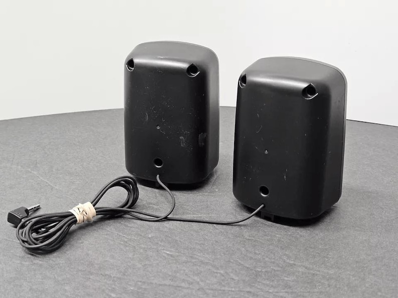 Sony SRS-P3 Walkman Stereo Speaker System Portable Computer Speakers Black image 3