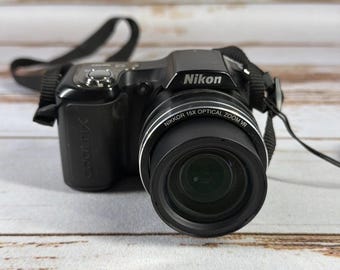 Nikon COOLPIX L100 10.0MP Digital Camera - Black - Etsy