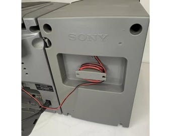 Sony Cfd-zw755 Stereo System Boombox Cd/dual Cassette/ AM/FM Radio