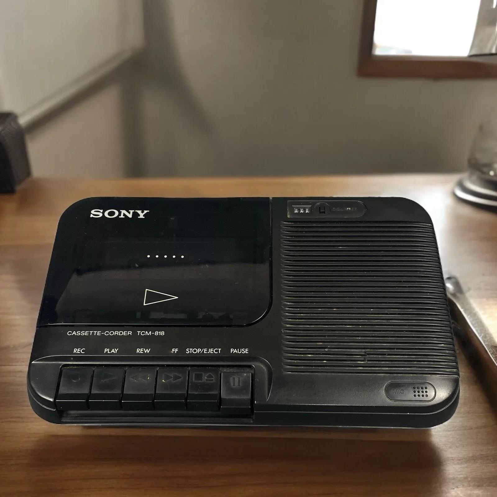 Sony Cassette-corder TCM-818 Vintage Audio Recording Device - Etsy