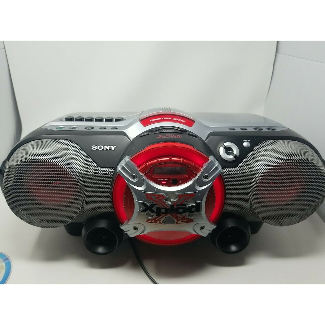 Sony Xplod CFDG505 CD Radio Cassette Recorder Boombox Etsy