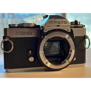 Minolta XD-11 35mm Film SLR Chrome Camera Body - Etsy