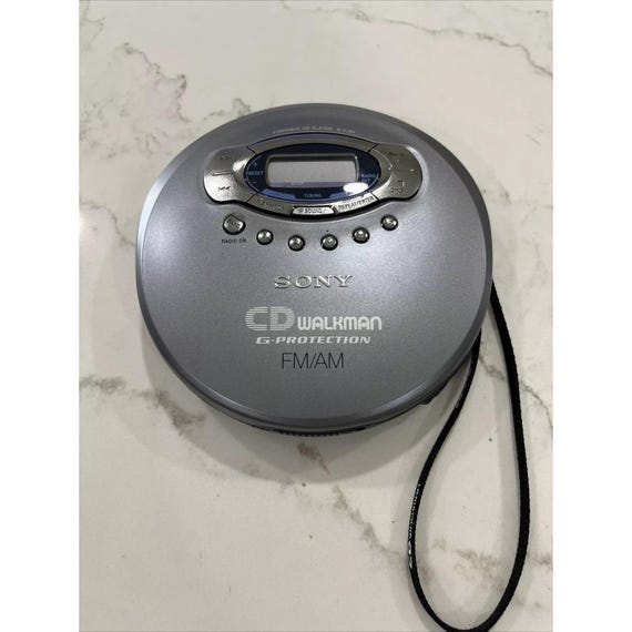 Sony CD Walkman D-FJ61 AM/FM Radio G Protection - Tested and