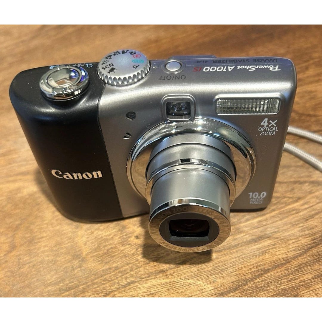 Canon Powershot A1000 IS 10MP Digital Camera 4X Optical Zoom