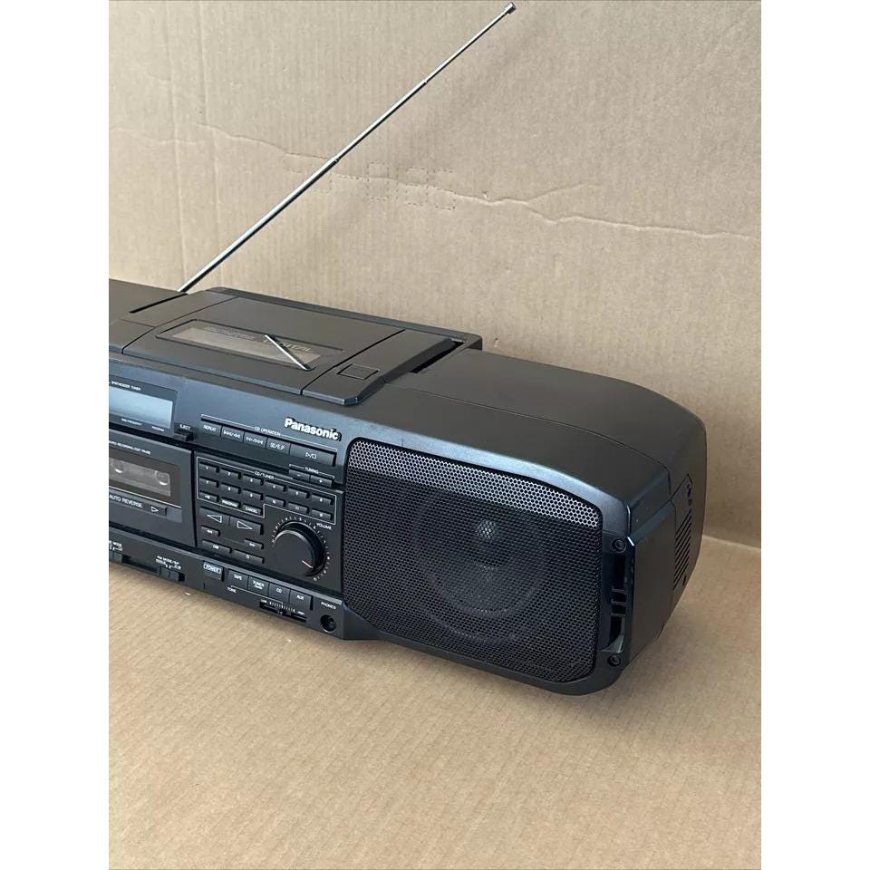 Vintage Panasonic RX-DS20 Portable Boombox Radio CD Cassette