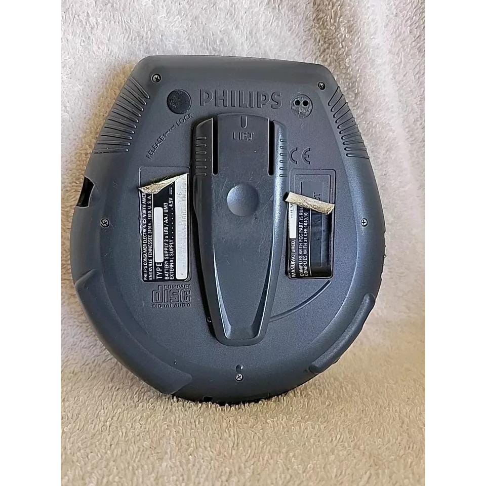 Philips AX3211/17 Jogproof Portable CD Player W Skip Protection
