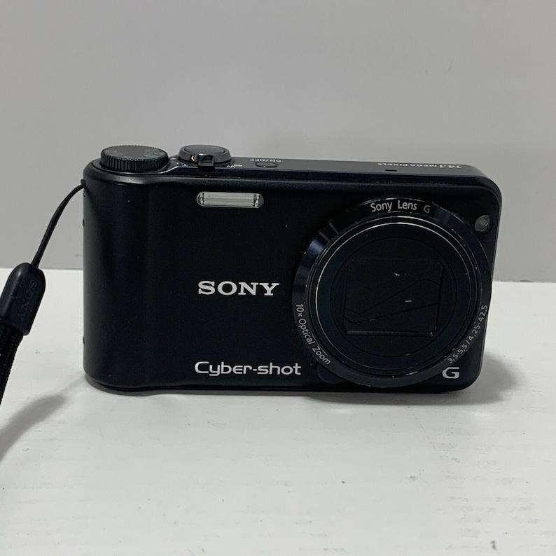 Sony Cybershot DSCH55 14.1MP Digital Camera Black Etsy