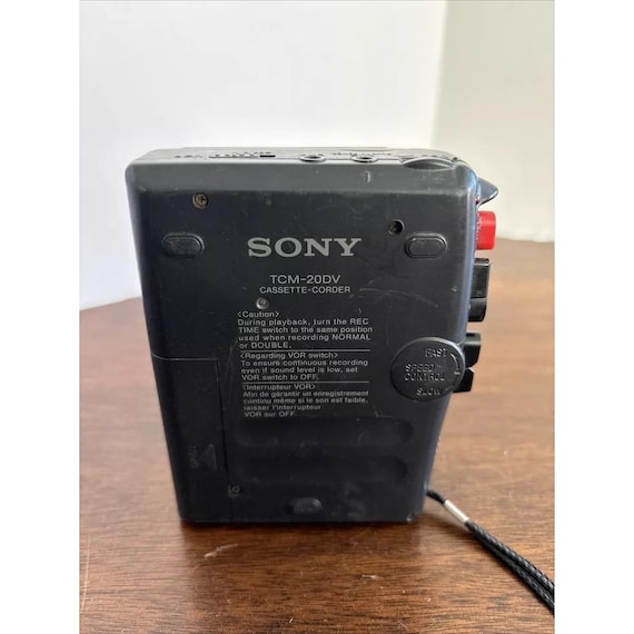 Sony Pressman TCM-20DV Portable Cassette Recorder - Etsy