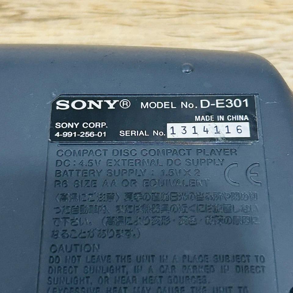 Vintage Sony D-E301 Discman Walkman ESP AVLS Mega Bass Portable CD
