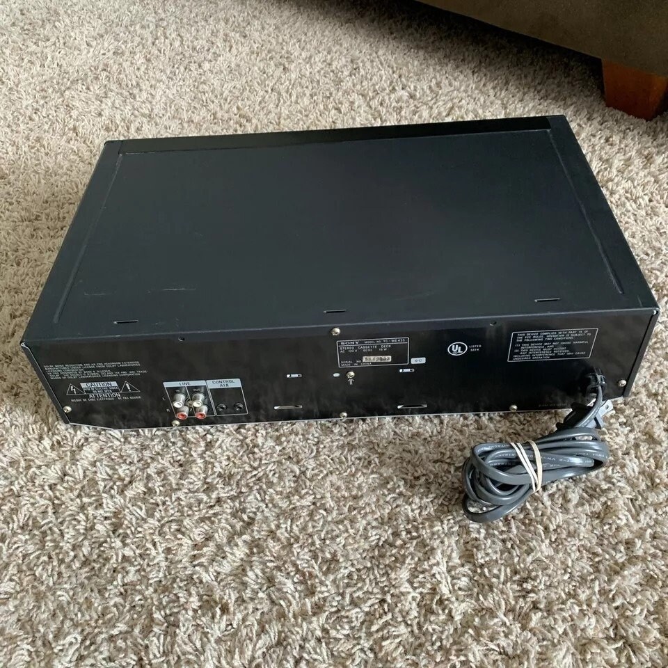 Sony TC-WE435 Dolby Dual Cassette Deck Player Recorder One