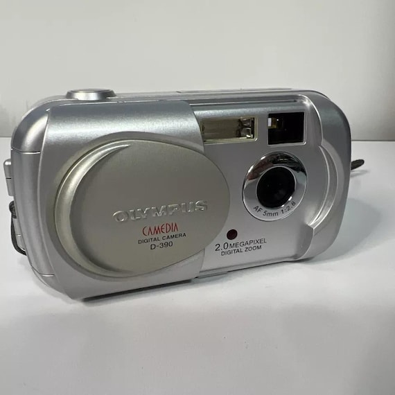 Olympus Camedia D-390 2.0MP Digital Camera Silver - Etsy