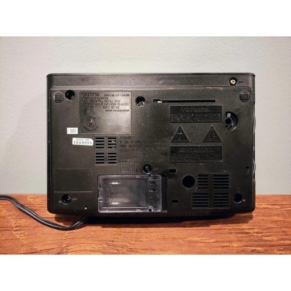 Vintage Sony ICF-C430 Dream Machine Digital Dual Alarm FM/AM Clock