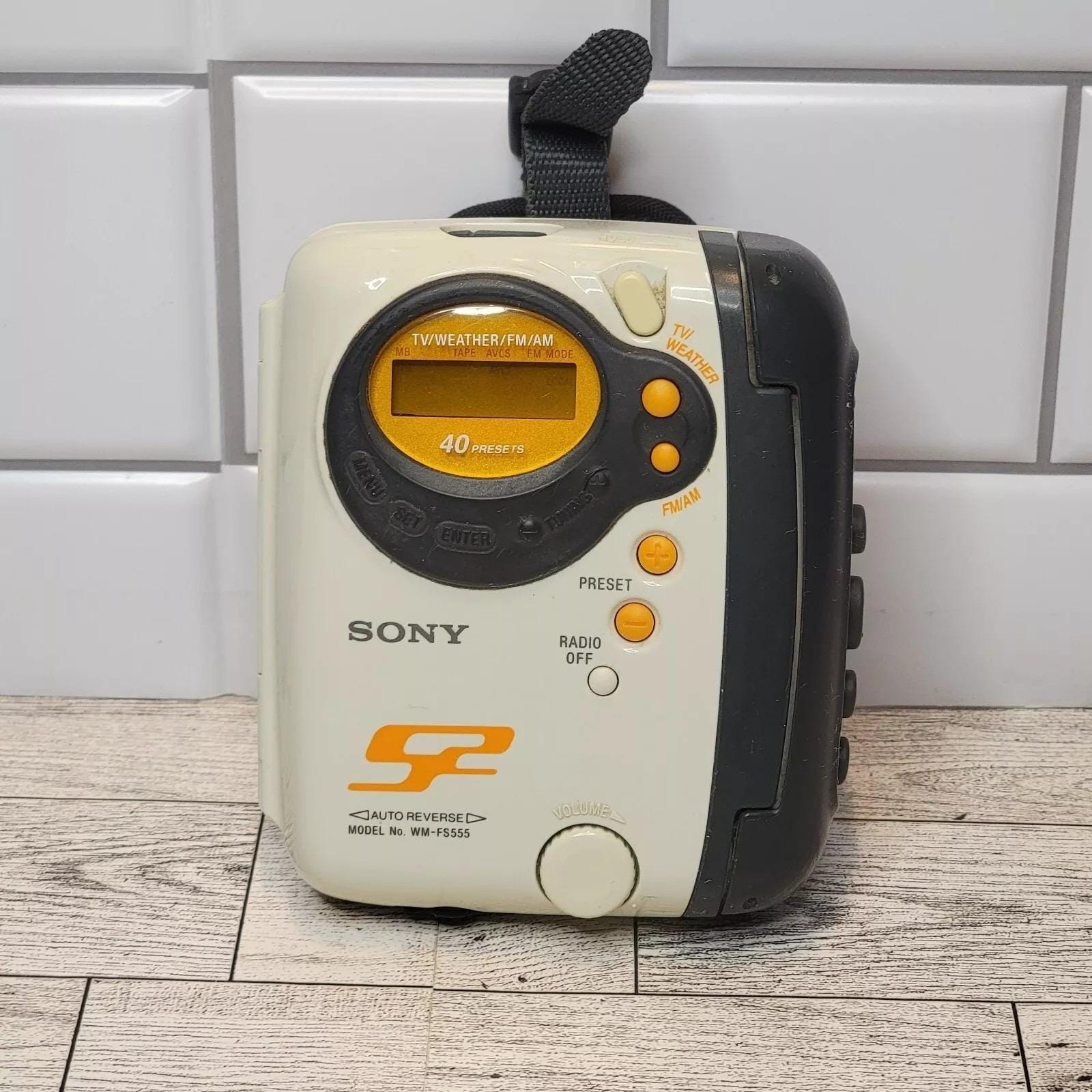 【動作品】SONY WALKMAN CASSETTE PLAYER カセット ウォークマン WM-EX2 Sony WM-FS555 Walkman S2 Sports Cassette Player Tv⁄weather⁄fm⁄am