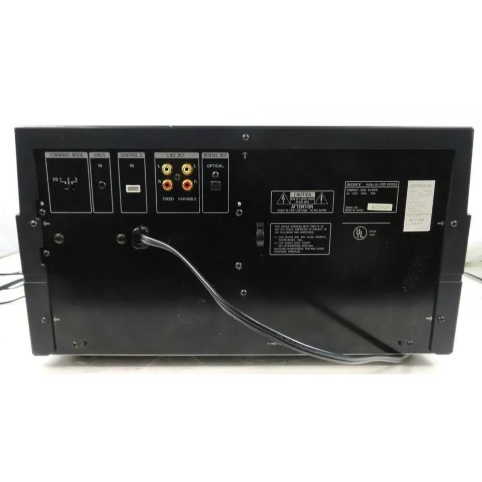 Sony CDP-CX151 CD Changer 100 Disc CD Player Tested - Etsy