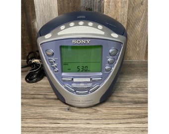 Sony Dream Machine Clock Radio Weather AM/FM ICF-CD843V