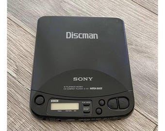 Sony Discman D-121 CD Player W/ Mega Bass TESTED & WORKING