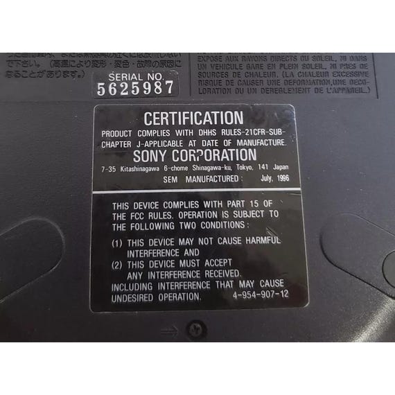 Sony D-242CK Discman ESP Portable CD Player - Etsy